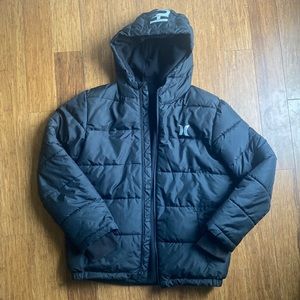 Fleece lined Hurley hooded puffer